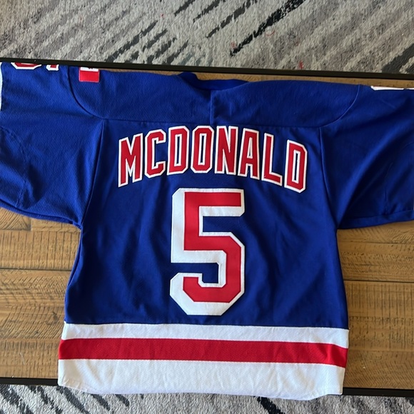 New York Rangers Jersey #5 McDonald - Picture 7 of 11